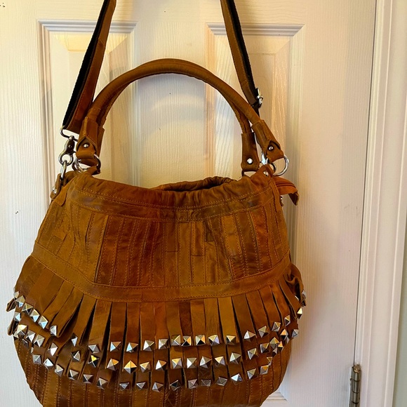 NWT~ 100% Genuine Leather “Amerileather” Shoulder bag/Crossbody/Tote/Satchel - Picture 5 of 12